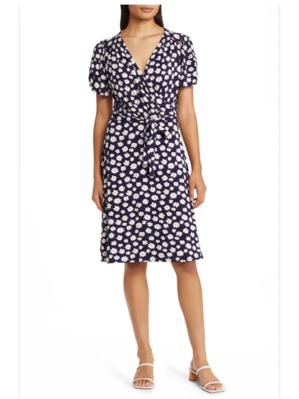 Loveappella Floral Faux Wrap Dress|Small|NWOT|